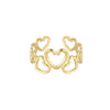 Valentine Ring Gold 18K Edelstahl