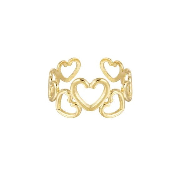 Valentine Ring Gold 18K Edelstahl